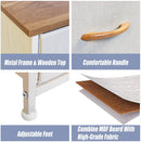 Wooden Handle Dresser Storage Chest (5 Drawers) - bigroofus