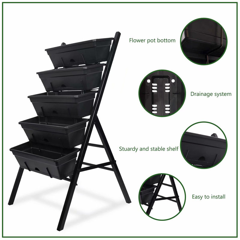 Vertical Garden Planter, Raised Garden Bed - bigroofus