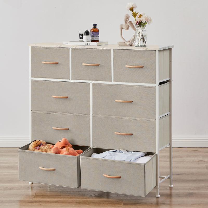 Drawer Storage Chest (Cream9 Drawers)